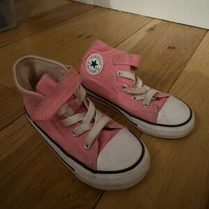 Converse Kids Pink High-Top Sneakers toddler girl size 9